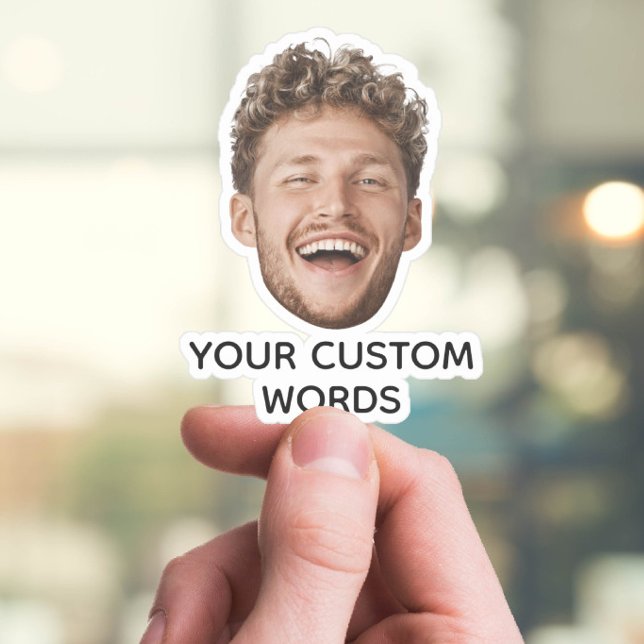 Funny Custom Face photo with Personalized Text (Creator Uploaded)