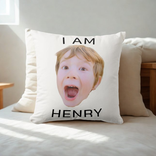 Funny Custom Face Pillows Birthday Party Matching  (Creator Uploaded)