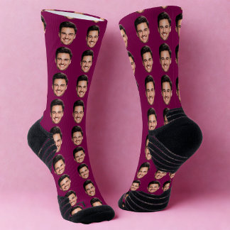 Funny Custom Face Socks