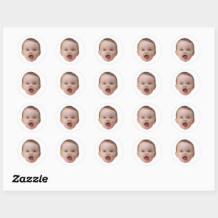 Funny Custom Face Stickers Personalized Face Photo