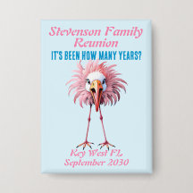 Funny Custom Family Reunion Flamingo