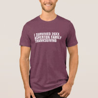 Funny custom family Thanksgiving
