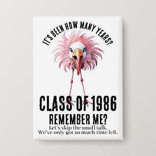 Funny Custom Flamingo 40th School Class Reunion