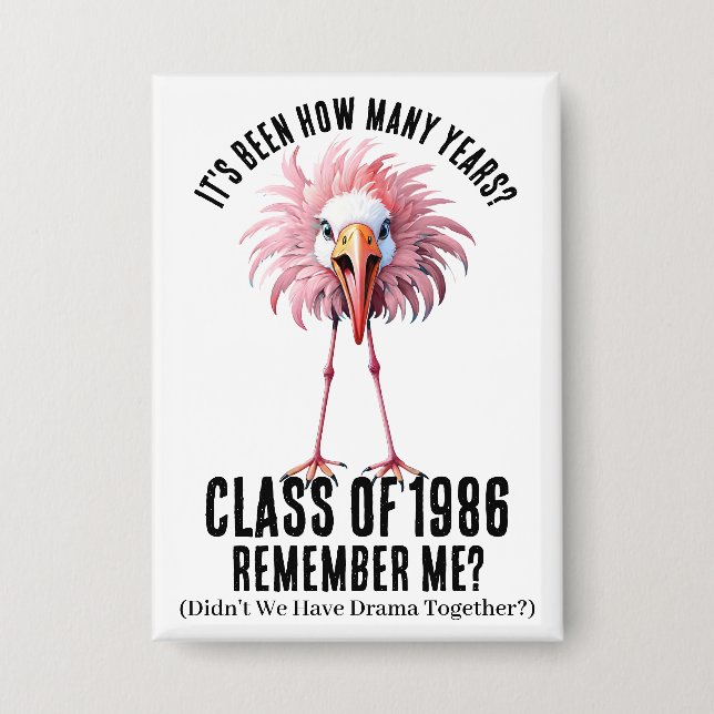 Funny Custom Flamingo School Class Reunion (Front)
