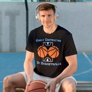 Funny Custom Gifts for Basketball Players Fans T-Shirt