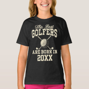 Funny Custom Golf Year Born Name T-Shirt