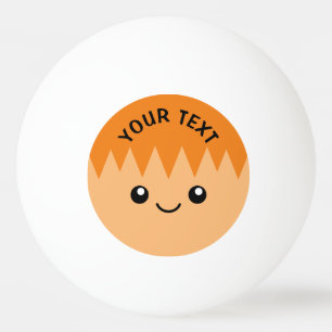 Funny custom kid's table tennis ping pong balls