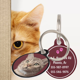 Funny Custom Pet ID Tag with Photo - Personalize