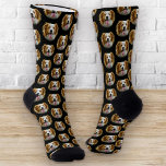 Funny Custom Pet Photo Grid Pattern Socks<br><div class="desc">Introducing a hilarious and charming accessory that is bound to bring a smile to your face — the Funny Custom Pet Photo Circular Grid Pattern Crew Socks. These delightful socks combine your love for pets with a playful and eye-catching design, creating a unique and personalized fashion statement. The pattern is...</div>