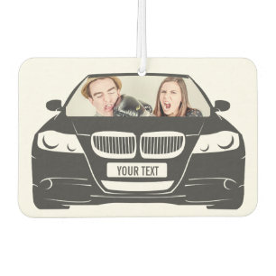 Funny Custom Photo Car Frame Air Freshener