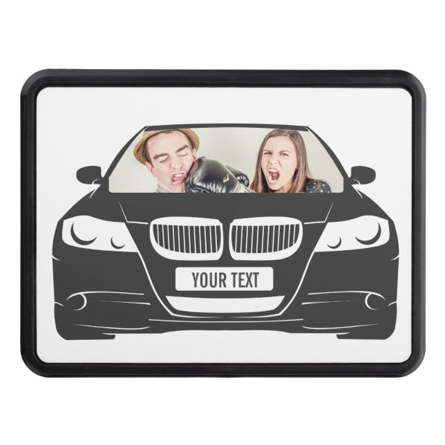 Funny Custom Photo Car Frame Trailer Hitch Cover (Front)
