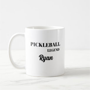 Funny Custom Pickleball Legend Name Gift Coffee Mug