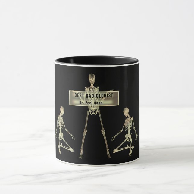 Funny Custom Radiologist Doctor Gift Mug (Center)