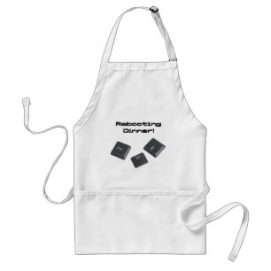 Funny Custom Reboot Computer Keys Standard Apron