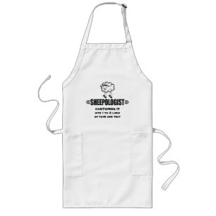 Funny Custom Sheep Long Apron