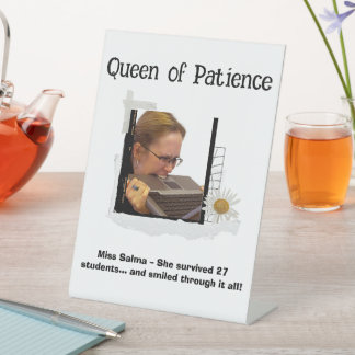 Funny Custom Teacher Appreciation Gift Sign