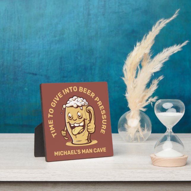 Funny Custom Text Beer Plaque (Insitu)