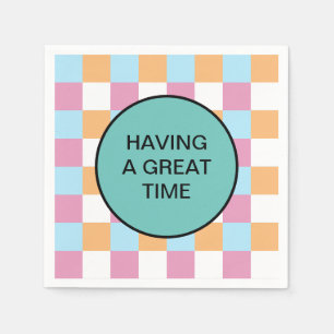 Funny custom text napkin