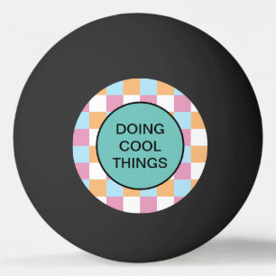 Funny custom text ping pong ball
