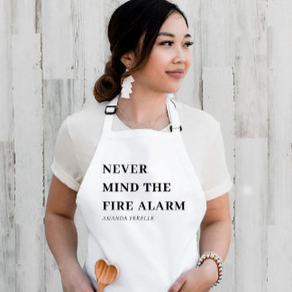 Funny Custom Women Minimal Kitchen Apron
