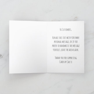 Funny Customisé Carte de voeux Anniversaire Pour A
