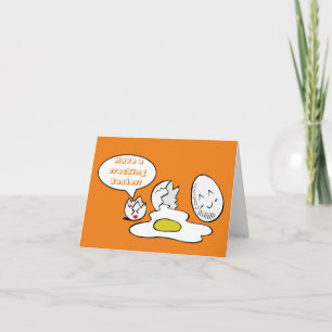 Funny customizable cracking easter card