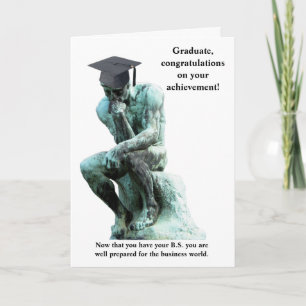 Funny Customizable Graduation Card