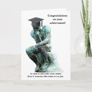 Funny Customizable Graduation Card
