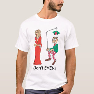Funny Customizable Mistletoe Stalker Shirt