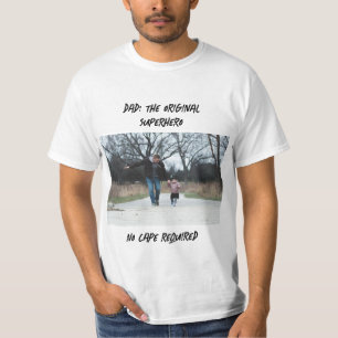 Funny Customizable Original Superhero Fathers Day T-Shirt
