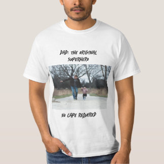 Funny Customizable Original Superhero Fathers Day T-Shirt