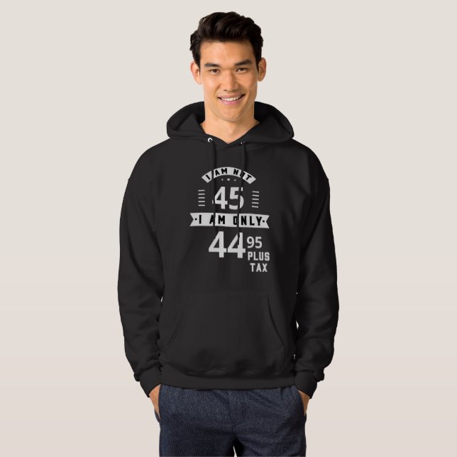Funny Customizable Plus Tax Hooded Sweatshirt (Front Full)