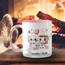 Funny Customized Couple "Sugar to My Tea"