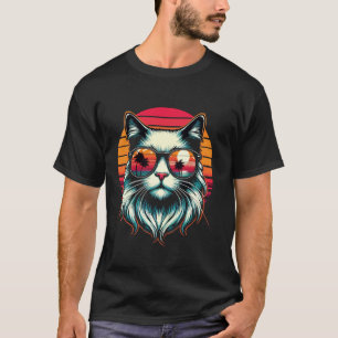 funny cut cat Happiness for men women and kids T-Shirt