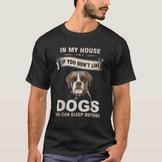 Funny Cute Adorable Boxer Dog Breed Design With Co T-Shirt