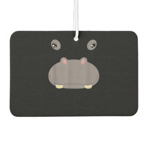 Funny Cute Animal Face Hippo Costume Halloween Air Freshener