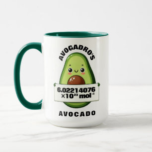Funny Cute Avogadro's Avocado Mug