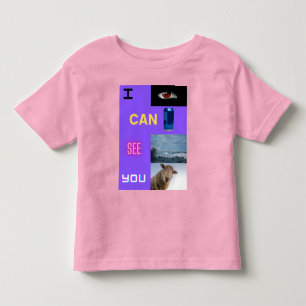 Funny Cute Birthday Picture Text Toddler T-shirt
