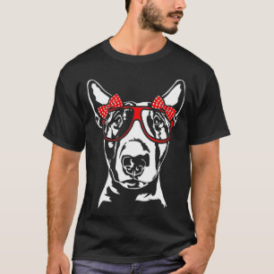 Funny Cute Bull Terrier girl mom dog lover gift Pu T-Shirt