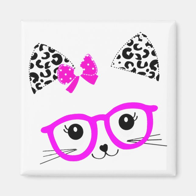 funny cute bunny magnet (Front)