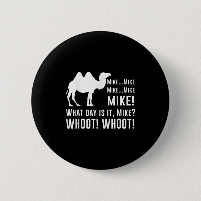 Funny Cute Camel Quotes About Hump Day Funny Quote 2 Inch Round Button (Front)