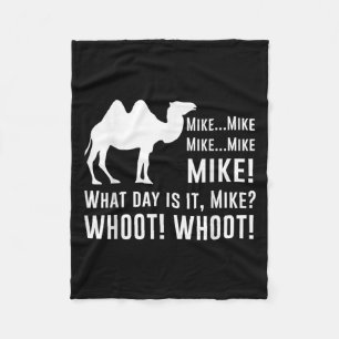 Funny Cute Camel Quotes About Hump Day Funny Quote Fleece Blanket