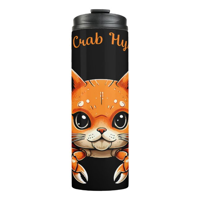 Funny Cute Cat Crab Creature Tee for AnimalT-Shirt Thermal Tumbler
