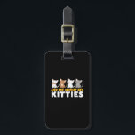 Funny Cute Cat Lover Humour Ask Me About My Kittie Luggage Tag<br><div class="desc">Ask me about my kitties merchandise for cat lover, cat mom or cat dad, crazy cat lady, owner of more than one cute little kittens and kitties. Cool and awesome graphic design for those who love their furry pet and warm fuzzy kitty. Perfect gift for him or her on birthday...</div>
