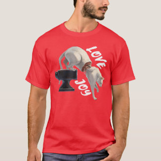 Funny Cute Cat Rock Band Lovejoy Design for Music  T-Shirt