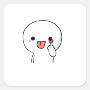 Funny Cute Chibi Character Sticker
