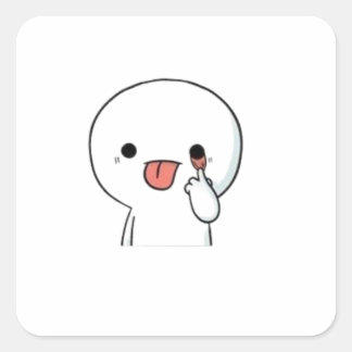Funny Cute Chibi Character Sticker