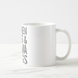 Funny Cute Chicken Mom Graphic For Nugget Lover Coffee Mug