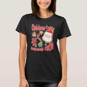 Funny Cute Christmas Cookie Baking Crew Family T-Shirt