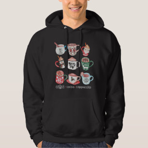 Funny Cute Christmas Mugs Drink Hot Cocoa Coffee C Hoodie